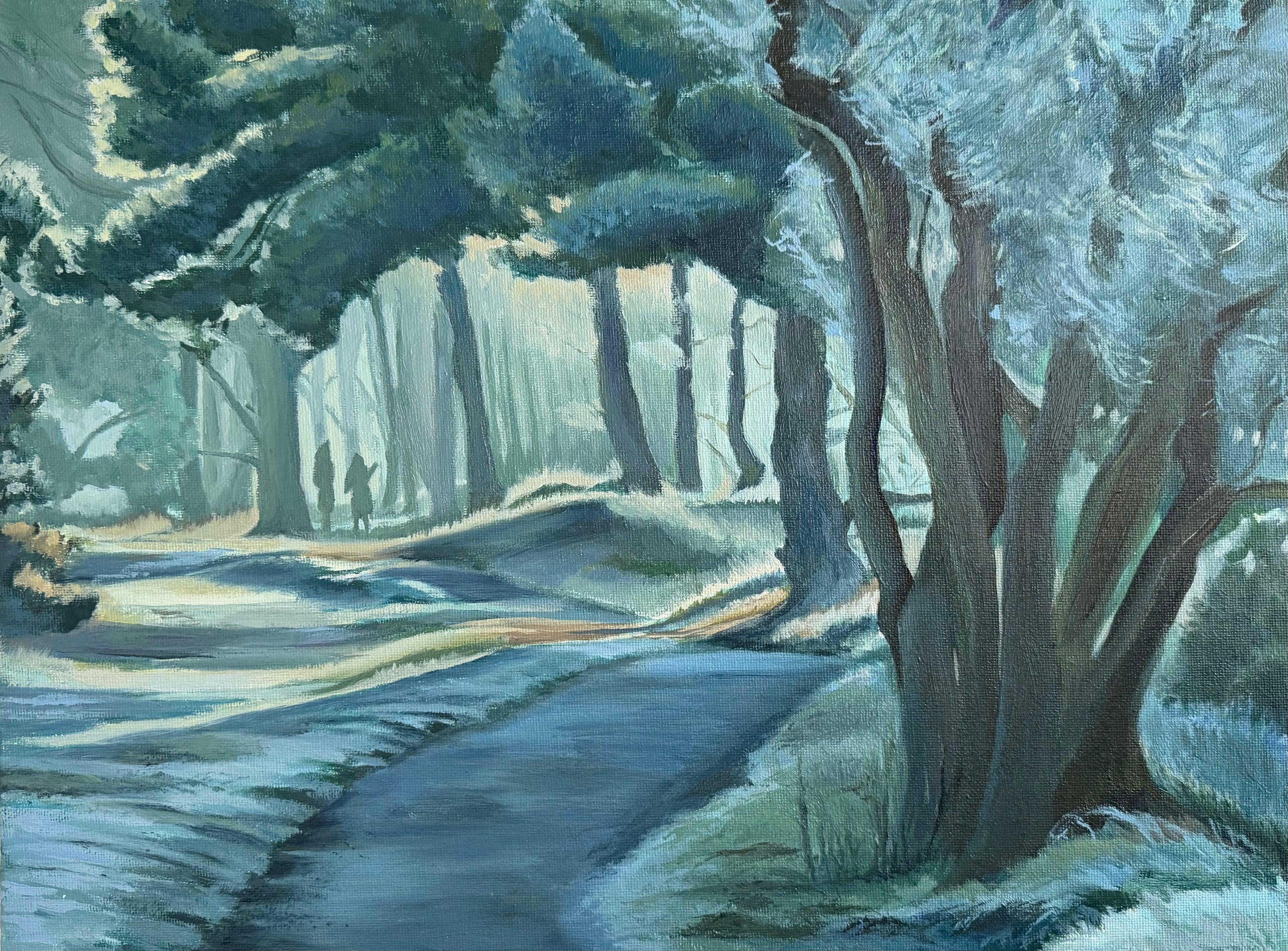 Winters Retreat Oil Painting Roman van Gelder 30 x 40 cm RVG20260107 full size