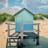 Acrylic Painting | Blue Beach House