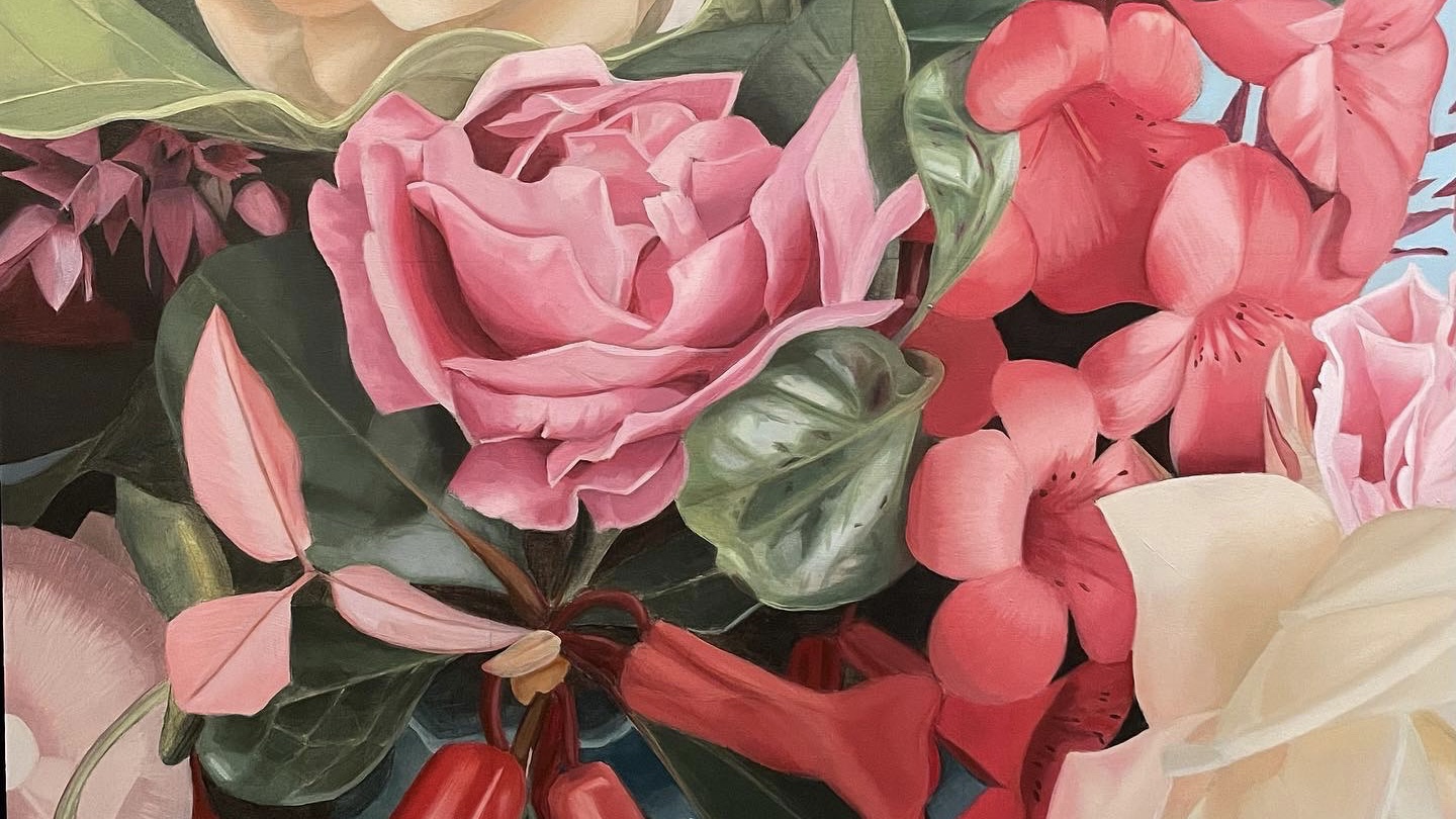 Oil Painting | Lush Flower Bouquet